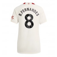 Camisa de Futebol Manchester United Bruno Fernandes #8 Equipamento Alternativo Mulheres 2023-24 Manga Curta